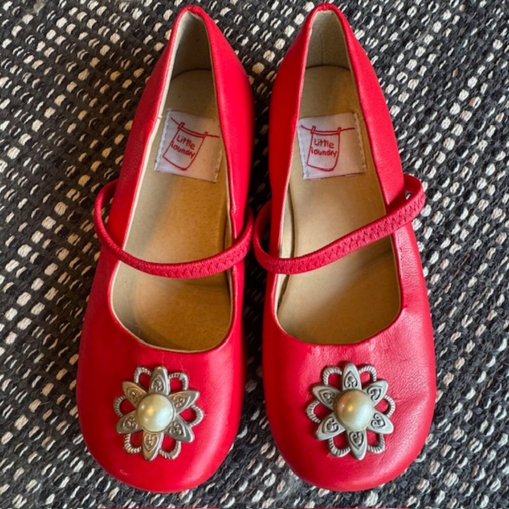 NWOT Little Laundry Red Shoes sz 11
